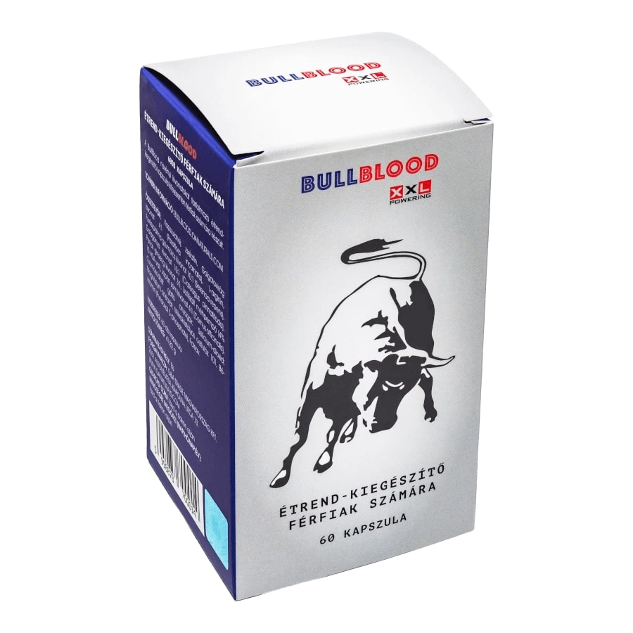 Bullblood by XXL Powering - potencianövelő kapszula férfiaknak - 60db-os