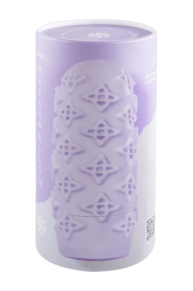 Lola Games Marshmallow - Maxi Honey - kétoldali maszturbátor (lila)