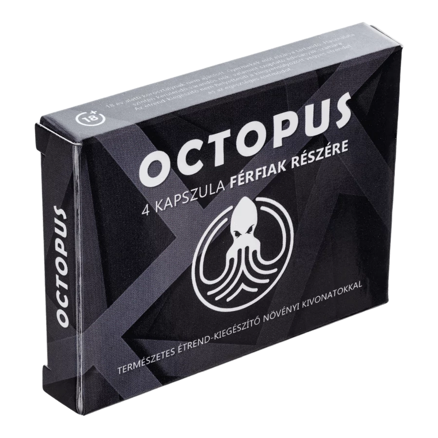 Octopus - potencianövelő kapszula férfiaknak (4db/cs)