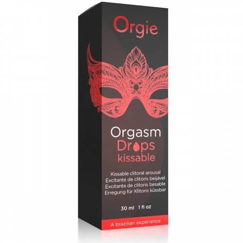 Orgie - Orgasm Drops Kissable - ehető, orgazmusfokozó csepp hölgyeknek (30ml)