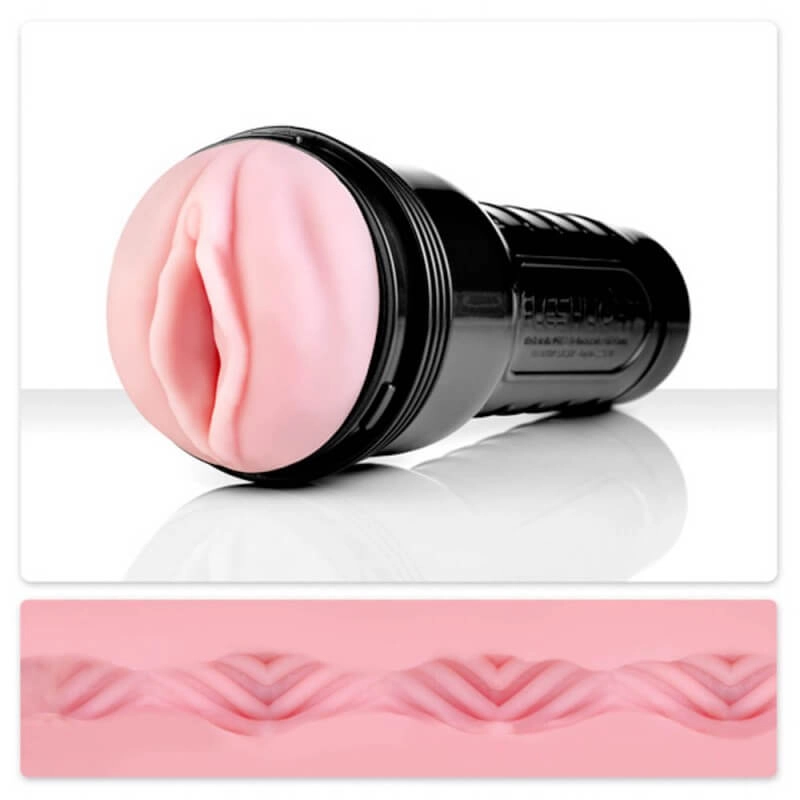 Fleshlight - Pink Lady Vortex - élethű, vagina maszturbátor (natúr)